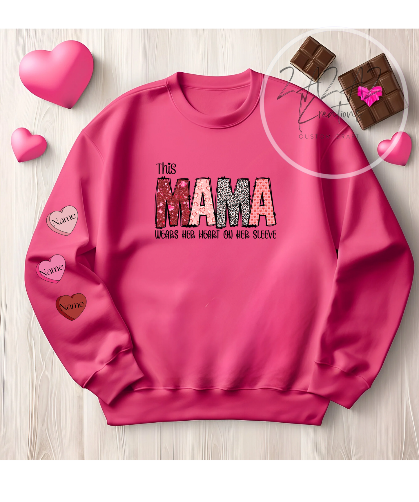 This MAMA wear her heart!