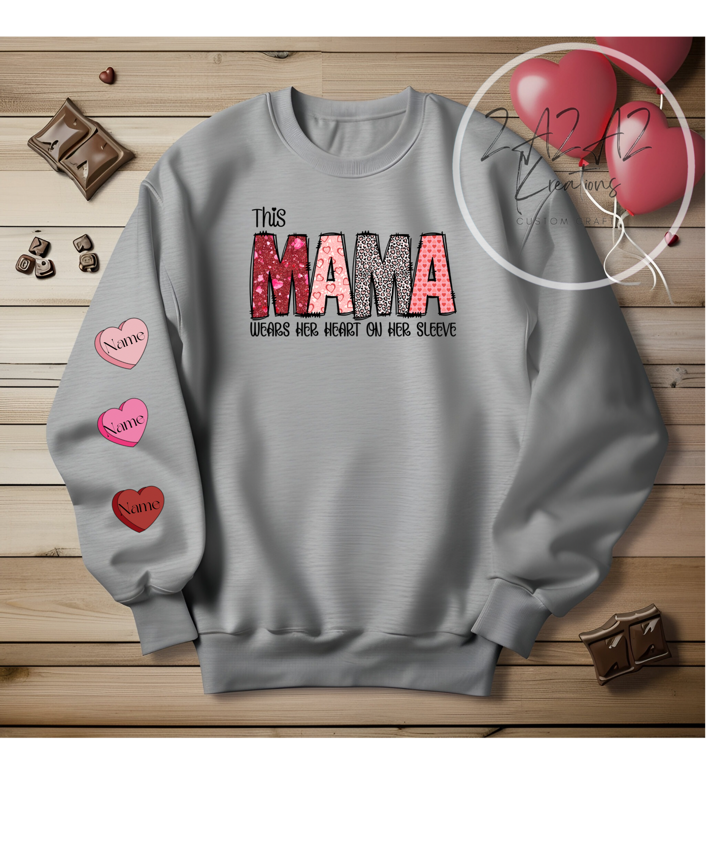 This MAMA wear her heart!