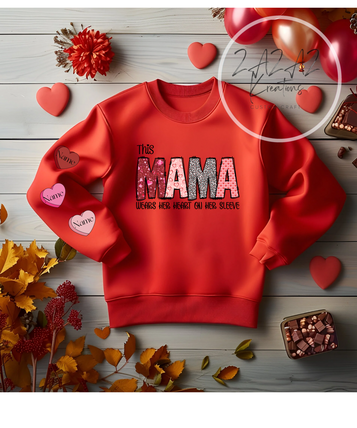 This MAMA wear her heart!